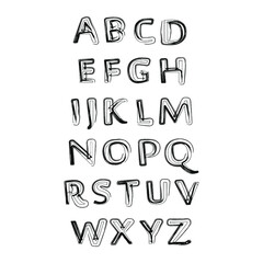 Abstract Handwriting Font