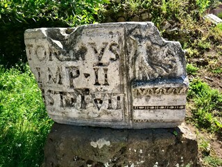 Forum Romanum / Foro Romano in Rom (Italien)