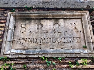 Forum Romanum / Foro Romano in Rom (Italien)