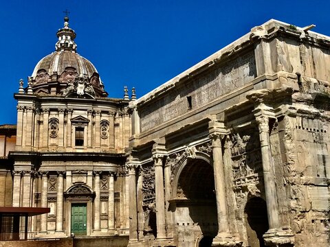 Forum Romanum / Foro Romano in Rom (Italien)