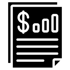 Money Documents Icon