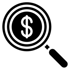 Money Research Icon