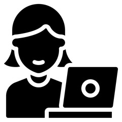 Freelancer Female Icon