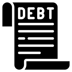 Debt Document Icon