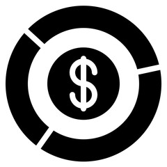 Money Pie Chart Icon