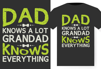 Father's Day Sayings and Quotes. vector best for t-shirt clothing poster stickers and others.Dad - T-shirt print.