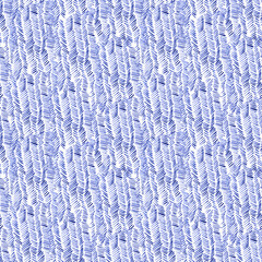 Hand painted watercolor knit alike geometric allover seamless pattern on white background