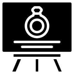 Wedding Sign Board Icon