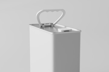 Aluminum Oil Can Mockup