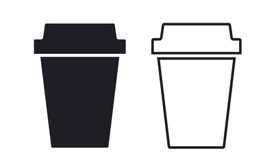 Coffee or hot drink symbol