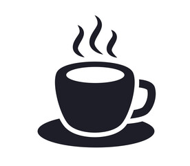 Coffee tea soup vector icon