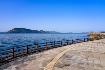 サンポート高松「せとシーパレット」から瀬戸内海を一望