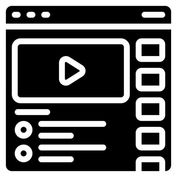 Video Streaming Website Icon