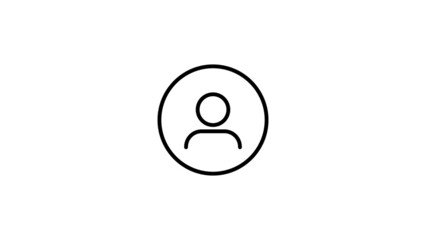 User profile icon vector