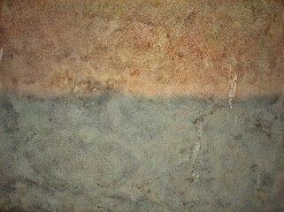 Peeled Wall texture in soft blended brush strokes with Grey grunge stains and border gray...