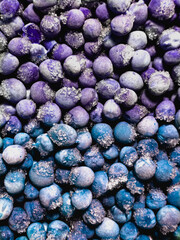 blue and black stones