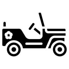 Military Jeep Icon