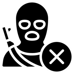 No Terrorism Icon
