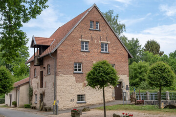 Fototapeta na wymiar Klostermühle, Kloster Gravenhorst, ehemalige Zisterzienserinnenabtei, Hörstelo