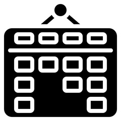 Work Plan Hanging Icon