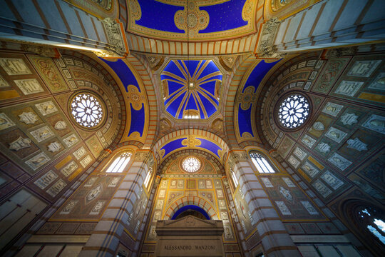 Historic Cimitero Monumentale of Milan