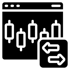 Stock Market Trading Icon