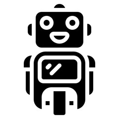 Wheel Robot Icon