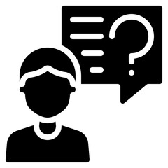 Customer Question Message Icon