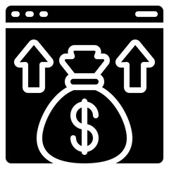 Increased Online Income Icon