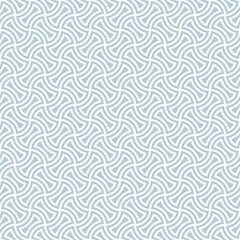 Light Blue Seamless Retro Pattern. Tileable Vector background - 507063196