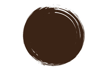 Circle grunge stamp. Round vector isolated on white background. Black stamp vector. For grunge badge, seal, ink and stamp design template. Round grunge hand drawn circle shape, vector