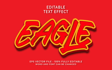 Eagle Editable Text Effect