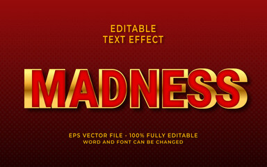 Madness Editable Text Effect