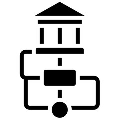 Bank Algorithm Icon