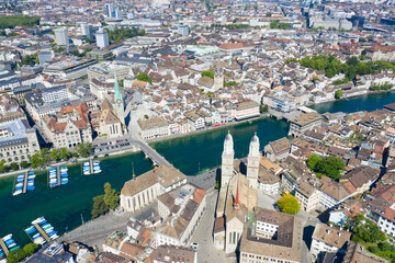 Obraz premium Zurich in summer
