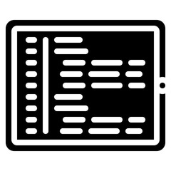 Tablet Coding Icon