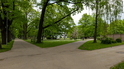 Green Parks of Riga, Latvia