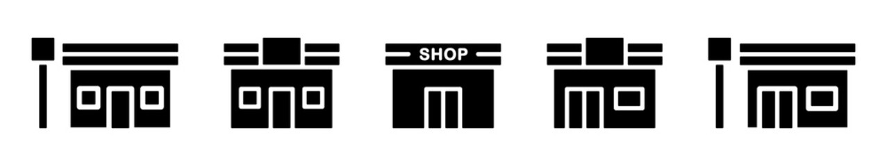 Store icon. Shop icon. Shop stall icon, Vector illustration