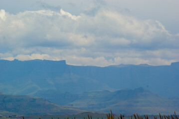 landscape with mountains