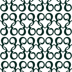 Contour abstract ornaments seamless pattern with transparent background. Can be used for wallpaper, web, prints