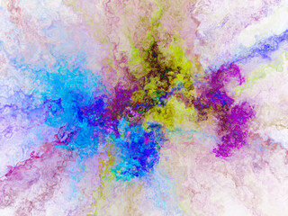 Abstract background illustration, modern hipster futuristic fractal flame graphic. colorful surreal poster, banner