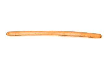 Bread sticks isolated on white background.