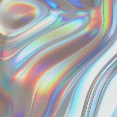 Holographic Iridescent Chroma Background