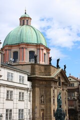 Fototapeta na wymiar St. Francis of Assisi Church in Prague