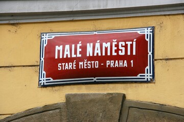 Obraz premium Male Namesti in Prague