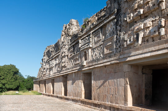 Ruins of Uxmal - ancient Maya city. Yucatan.  Mexico