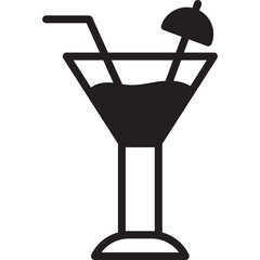 Drinks and beverages mixed icon.