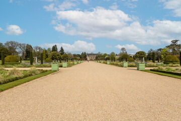 main path way to the Italian gardens on the Trentham estate stoke on Trent