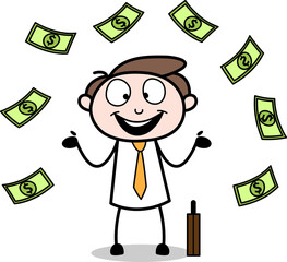 businessman with money