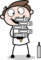 character of man with a book